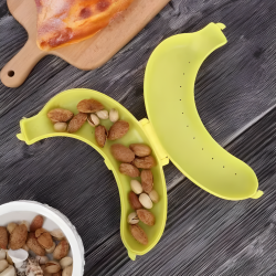Plastic Food Container Banana Shaped